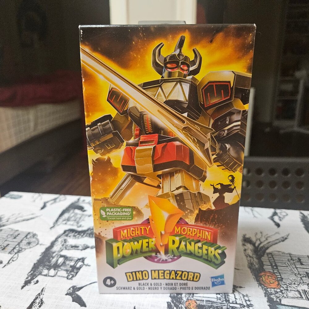 Mighty Morphin Power Rangers Dino Megazord Black & Gold 2022 Hasbro
